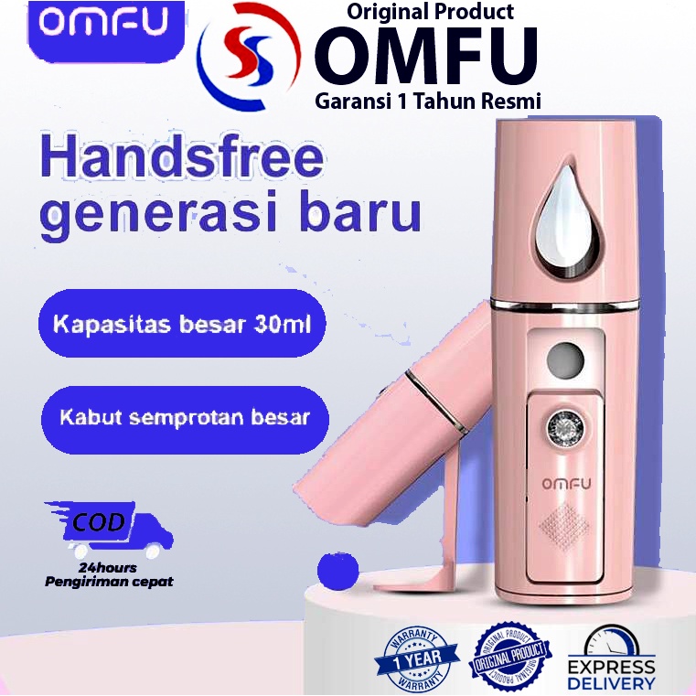 OMFU Nano Spray Perawatan Wajah Mini Portable USB Mist Sprayer Pelembab Wajah