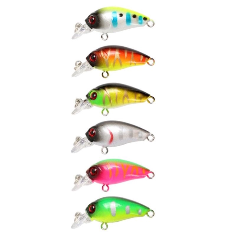 Mini Crankbait 4,5 cm 4,2 gram Umpan casting Ikan Kerapu