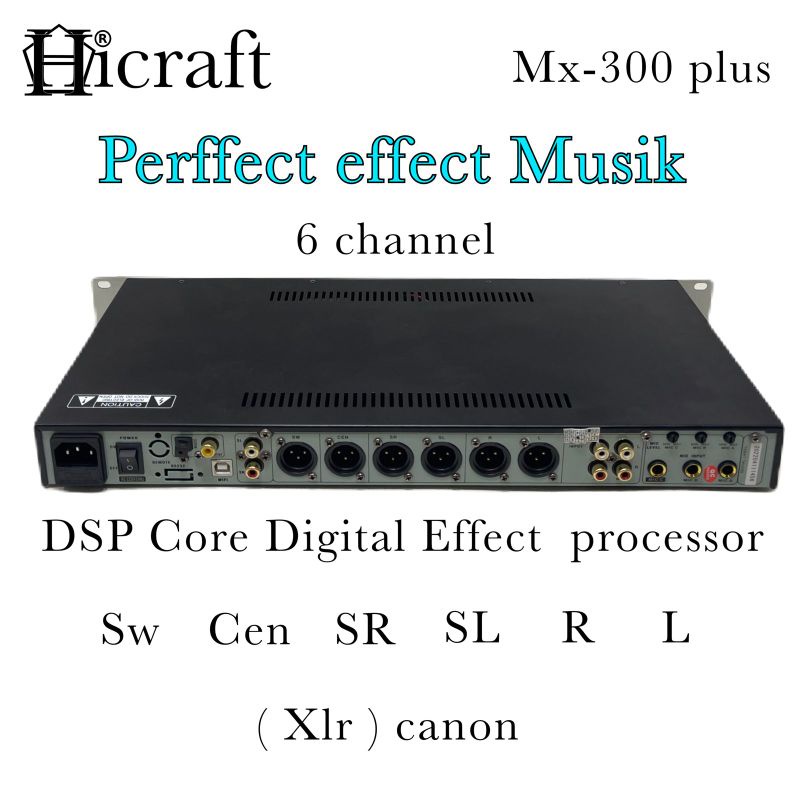 Dsp Core Procesor Musik Sound Hicraft MX 300 Plus 6 Channel Perfect