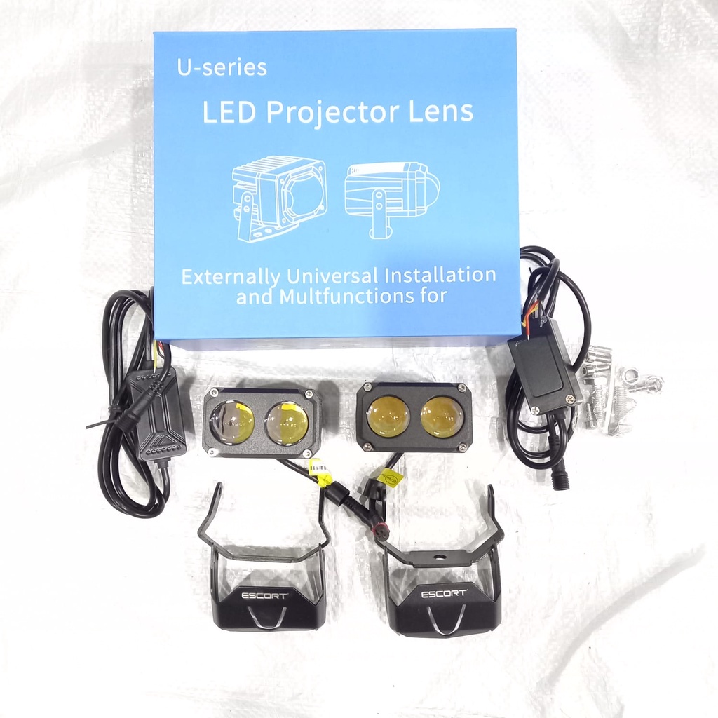 Mini Projie Lampu 2 Mata &amp; 3 Mata