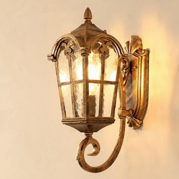 lampu dinding outdoor-lampu taman-lampu hias-lampu tempel