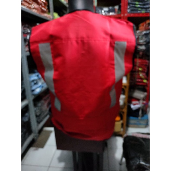 ROMPI SAFETY MERAH BAHAN TASLAN DALAM ADA FURING NYA