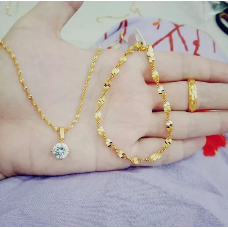 kalung melintir free cincin terbuat dari koin asli,kalung titanium asli anti luntur anti karat,kalun