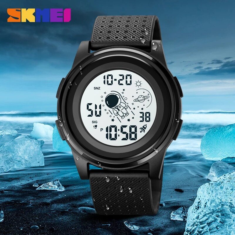 SKMEI 1883 Jam Tangan Pria Wanita Digital Chronograph Jam Astronot Anti Air WATCHKITE WKOS