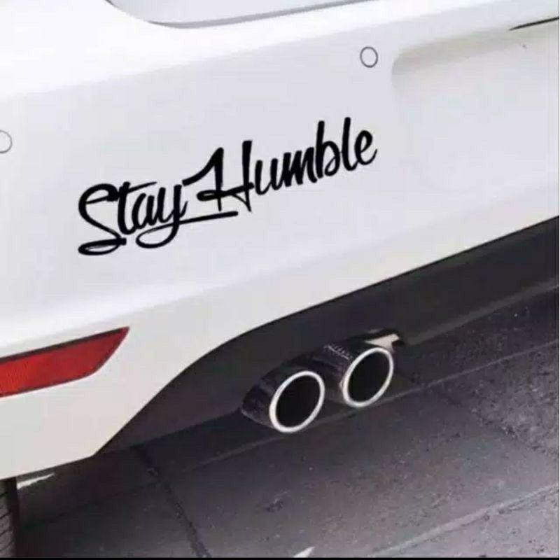 STIKER MOTOR CUTTING STAYHUMBLE BESAR KEKINIAN VIRAL PARIASI MOTOR MOBIL PALING MURAH