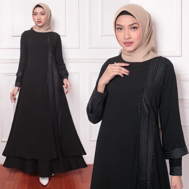 abaya Turki abaya hitam abaya bordir abaya modern gamis hitam gamis Arab gamis Turki abaya modern