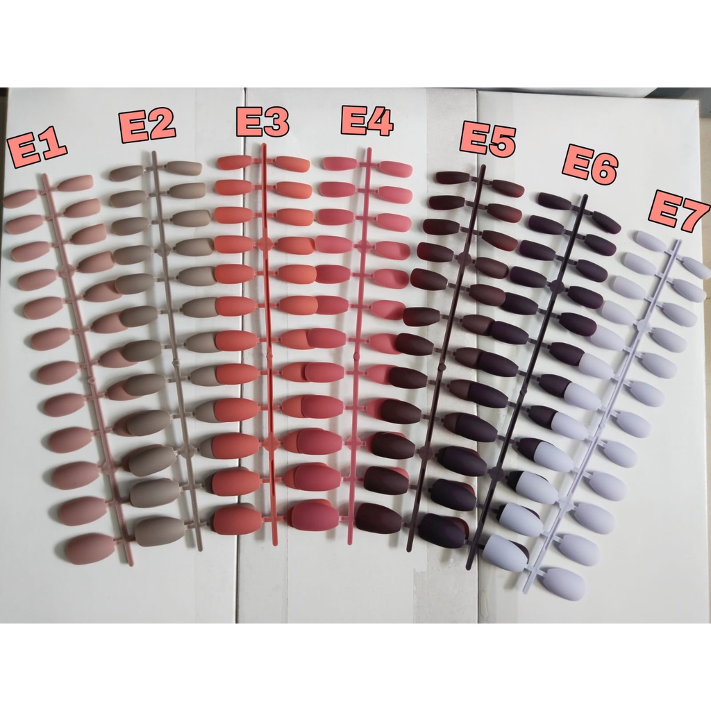 KUKU PALSU / FAKE NAILS / NAIL ART EXTENTION / KUPAL COPOT PASANG / STICKER KUKU / KUPAL