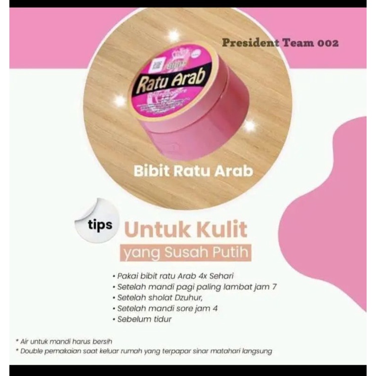 RATU ARAB WHITENING BIBIT RATU ARAB WHITENING CARE HANDBODY PEMUTIH HANDBODY WHITENING ORIGINAL 100%