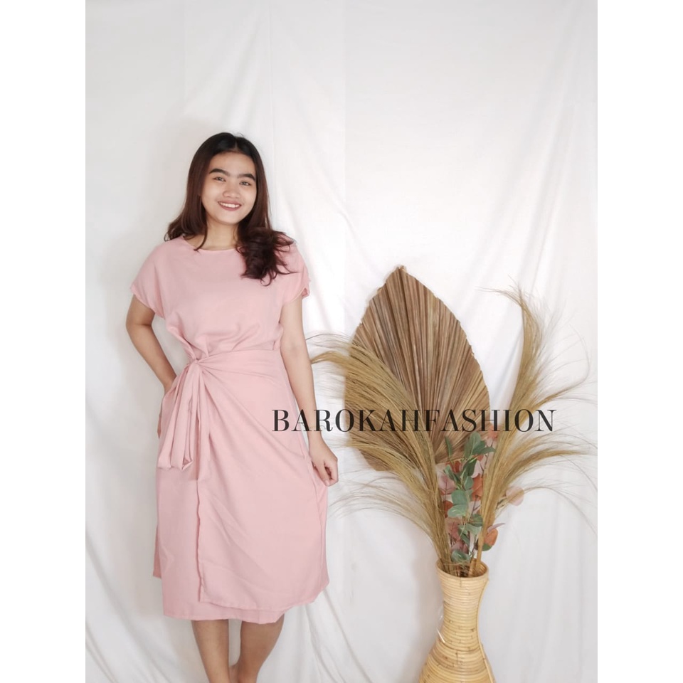 DRESS LUCILLE PLAID/BAHAN KATUN SHAKILLA/DRESS WANITA