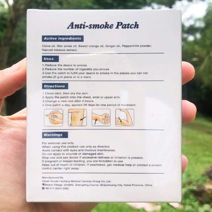 Nicotine Patch Hodaf - Isi 5 Patch - Berhenti Merokok - Original