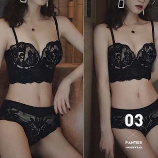 ANGELA PREMIUM JAPAN Bra BH Push Up Set Berkawat Celana Dalam Wanita Bikini Sport Beha Lingerie Korea Fashion Bralette Remaja Perempuan Sexy Pakaian Dalam COD Renang Motif Cewek Pita Bunga Murah Hillary Bralette Jumbo