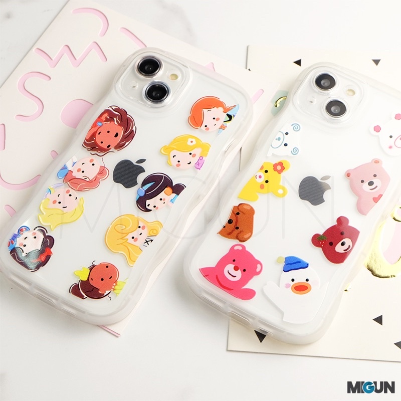 New! Wavy Cute Doll - Curly Softcase for iPhone 7 8 SE2020 7+ 8+ X XS XR XSMAX 11 11PRO 11PROMAX 12 13 MINI PRO PROMAX