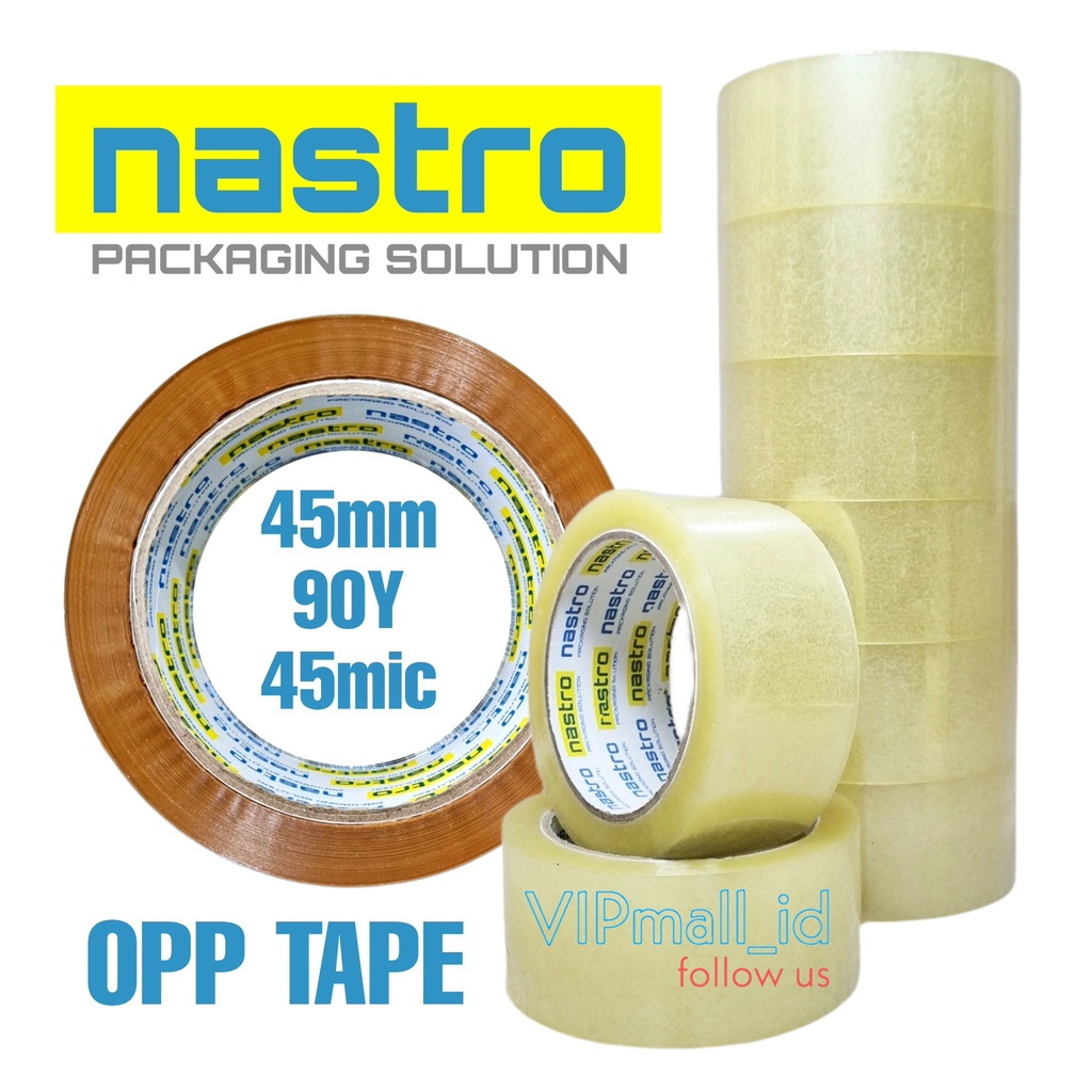 

LAKBAN NASTRO BENING COKLAT 45mm x 90y x 45micron - PER ROLL - OPP TAPE - LAKBAN MURAH - LAKBAN NASTRO - LAKBAN BENING - LAKBAN COKLAT - SETARA LAKBAN DAIMARU
