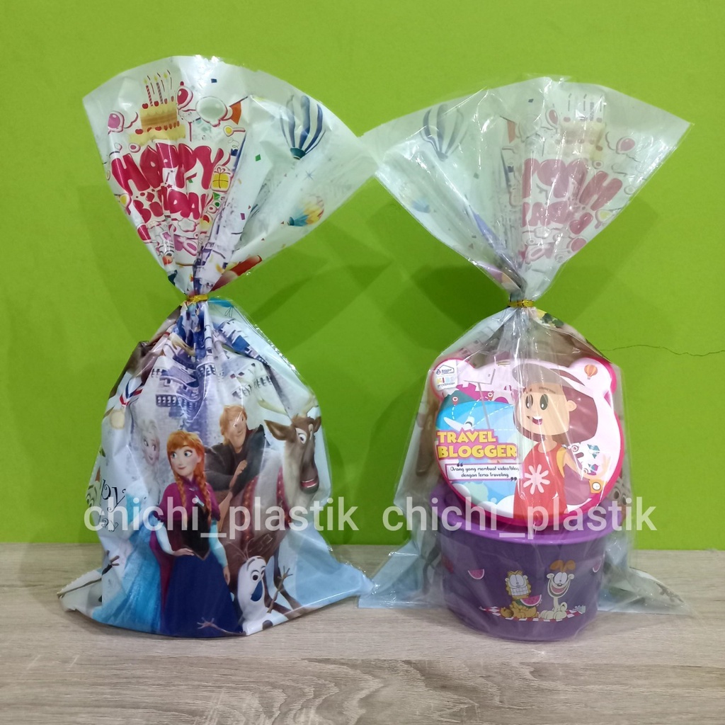 Paket bingkisan souvenir ulang tahun karakter anak tepak panda odate 0.3