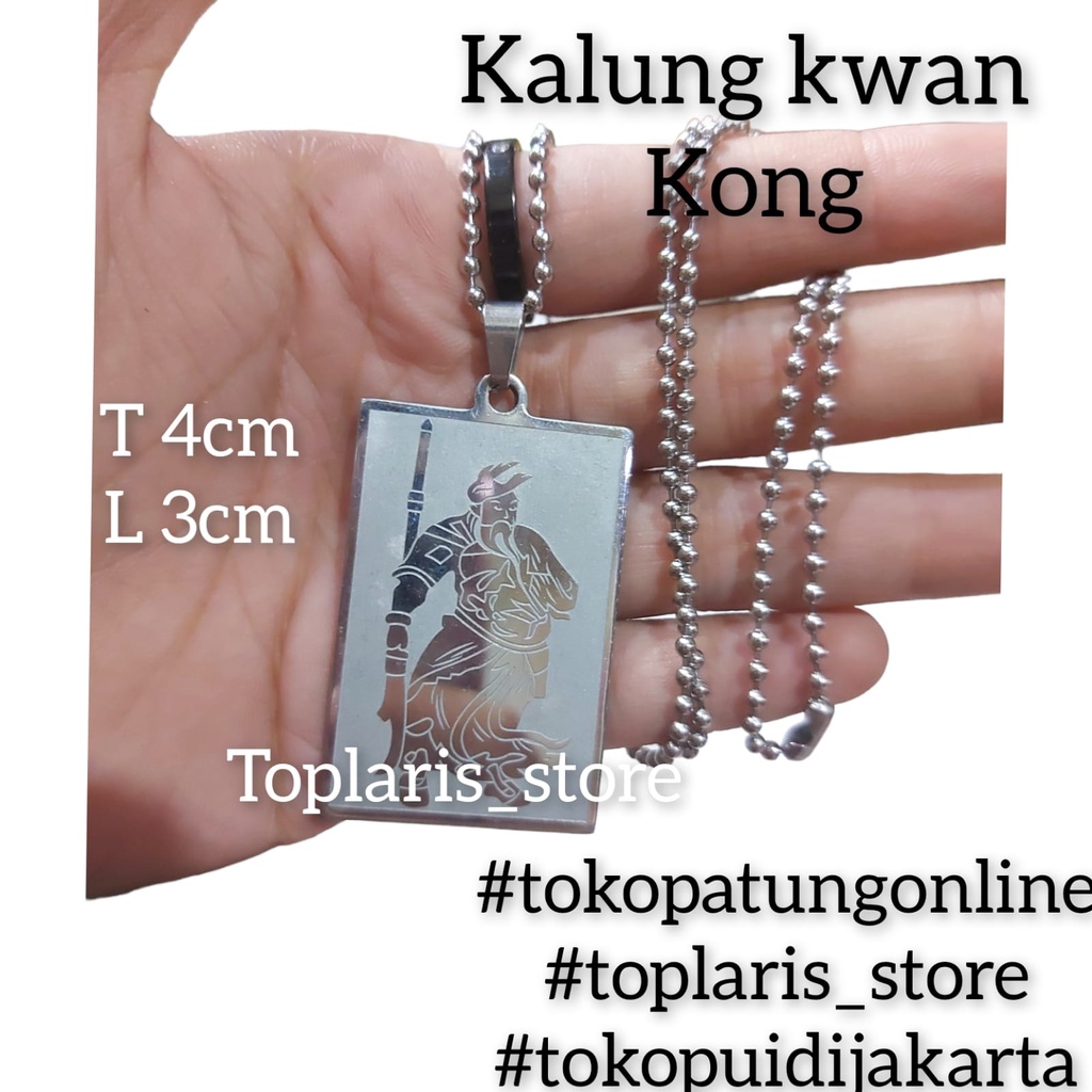 Kalung Liontin Bandul Kaung Kwan Kong 022 TPO