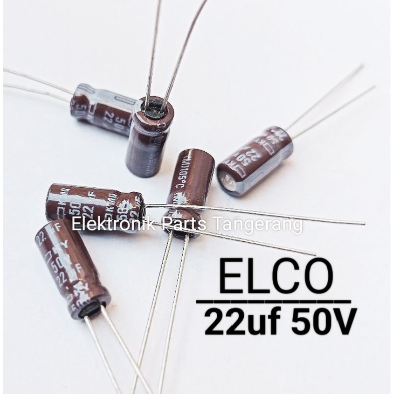 (1 Buah) KAPASITOR ELCO 22UF 50V CAPACITOR ELCO 22UF 50V KAPASITOR ELCO 50V 22UF ELCO 22UF 50VOLT