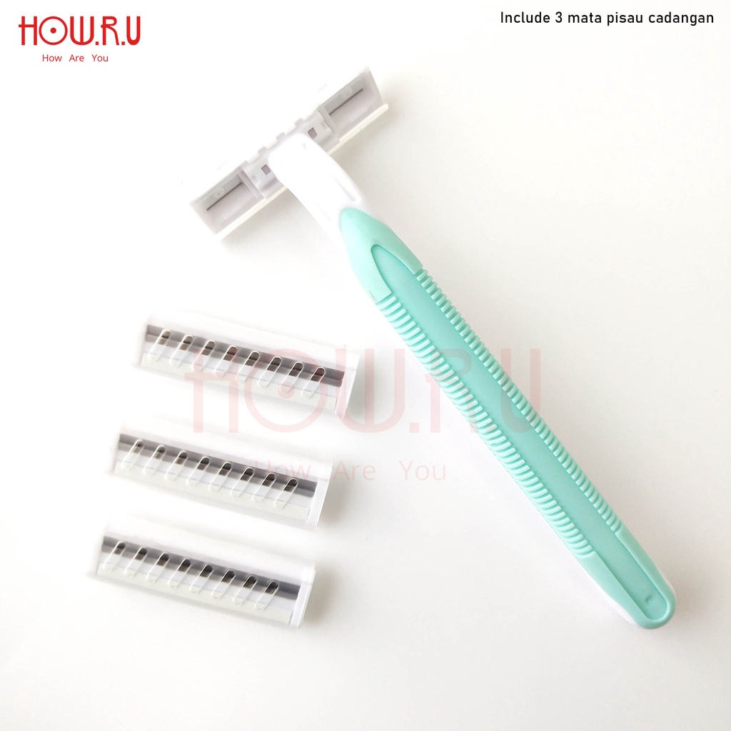 HOW.R.U | Alat Cukur / Pisau Pencukur Bulu Wanita Razor