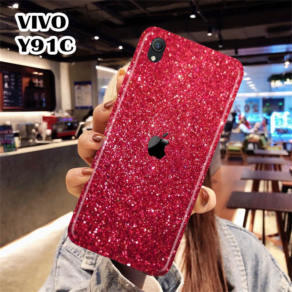 [H128] Case Vivo Y91C Casing & Cover Pelindung Hp Glitter Doft For All Type Handphone | Kesing VIVO 