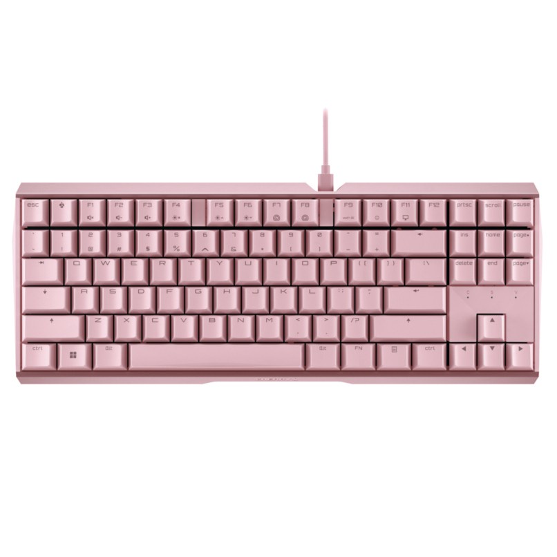 Keyboard gaming mechanical cherry wired usb type-c tkl 88 keys pink mx 3.0s mx3.0s 3.0 s nbl