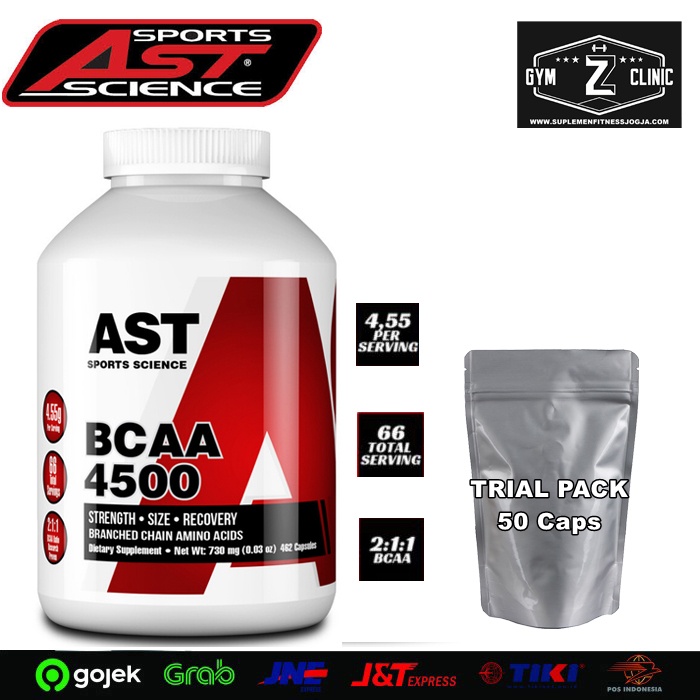 AST BCAA Eceran per capsul BCAA AST Trial Pack