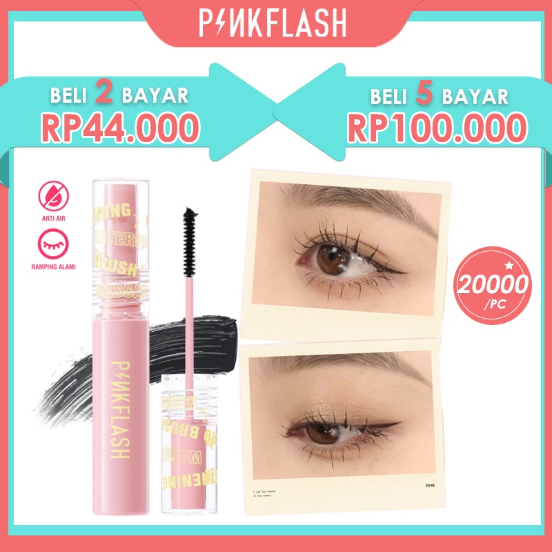 PINKFLASH Length Curled Maskara Ultrathin Fibre Waterproof Long-lasting Limitless Eyelash Skinny Mascara #OhMyWink