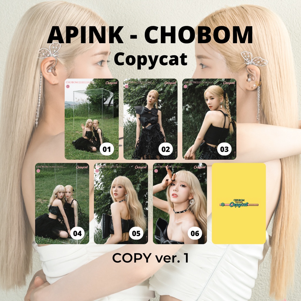 APINK CHOBOM / photocard COPYCAT pc kpop unofficial