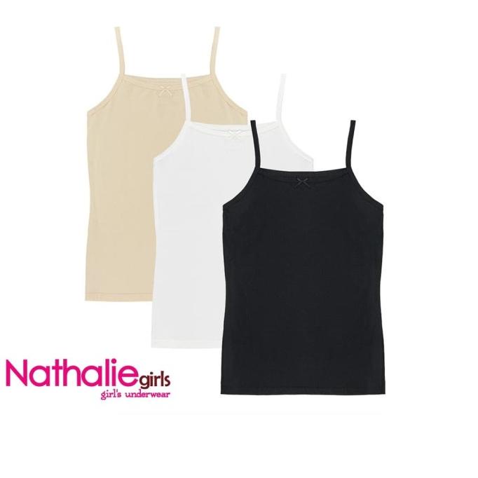 Nathalie girls Tanktop soft mesh 1Pack isi 3Pcs-NTGA 3335