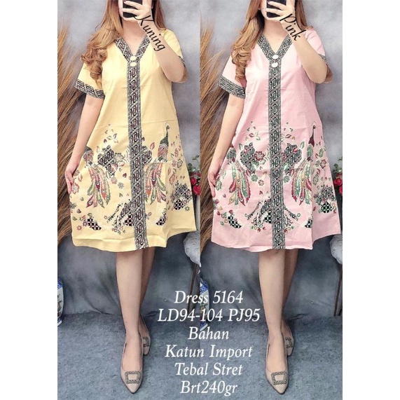 5164 dress batik