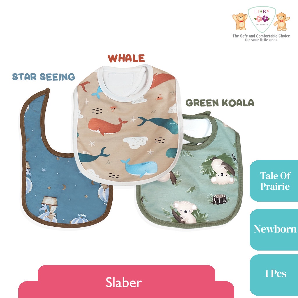 Libby Slaber Rekat Kotak Motif Celemek Bayi