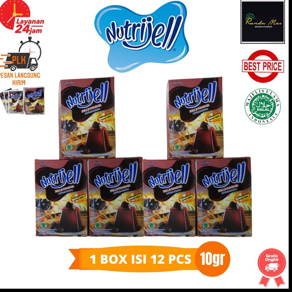 

TERBARU Nutrijell Agar Kurma Ajwa 10gr 1 Box Agar-Agar Nutrijel Varian Buah Kurma Jelly Powder Kemasan Ekonomis 3385 ⇳