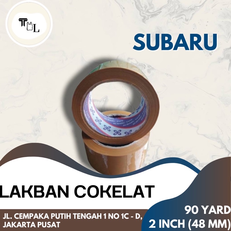 

Lakban Cokelat Subaru / Lakban Bening Subaru - 2 inch - 90 yard