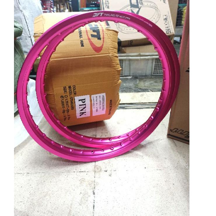 velg jari DFT Pro Thailand Pink Sepasang 140 ring 17  DO Murah Banget