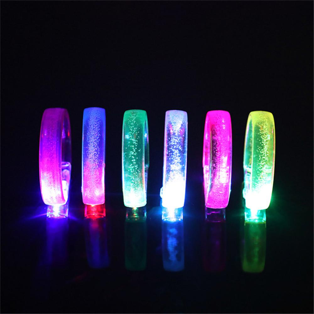 Timekey Gelang Tangan LED Menyala Untuk Penyemangat / Pesta / Hiburan M6T1