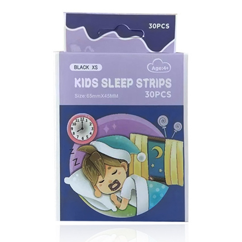 Zzz 30pcs / Set Stiker Strip Hidung / Mulut Anti Dengkur Untuk Membantu Tidur Malam Hari