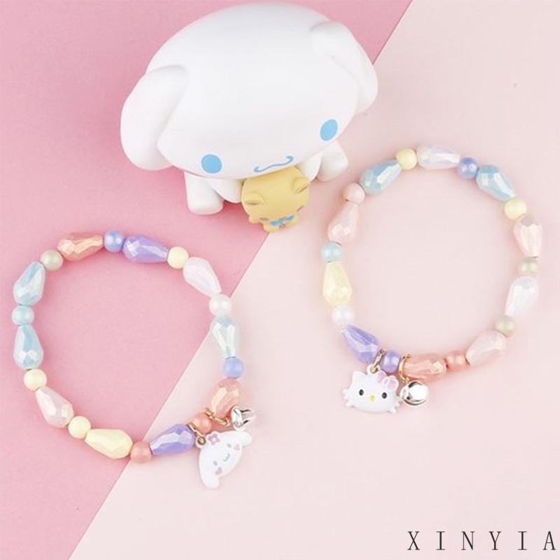 Xia.id Gelang Tangan Anak Perempuan Desain Kartun Kucing Anjing Cinnamoroll