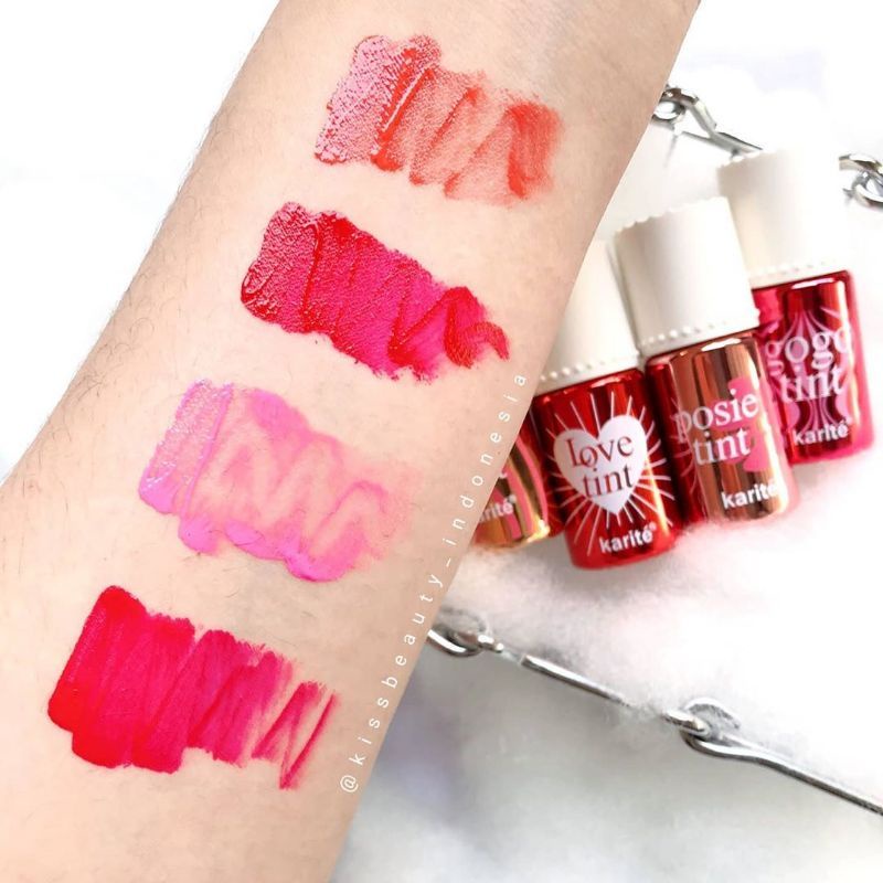 LIP TINT KARITE LIQUID LOVE TINT 1PAK ISI 4PCS NO.68097-47