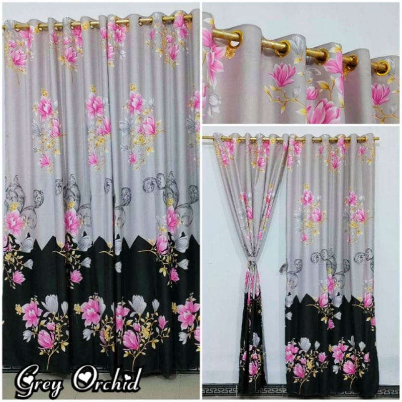 Gorden Pintu Smokering Smokring Pintu Jendela Motif MinimalisTerlaris Lebaran