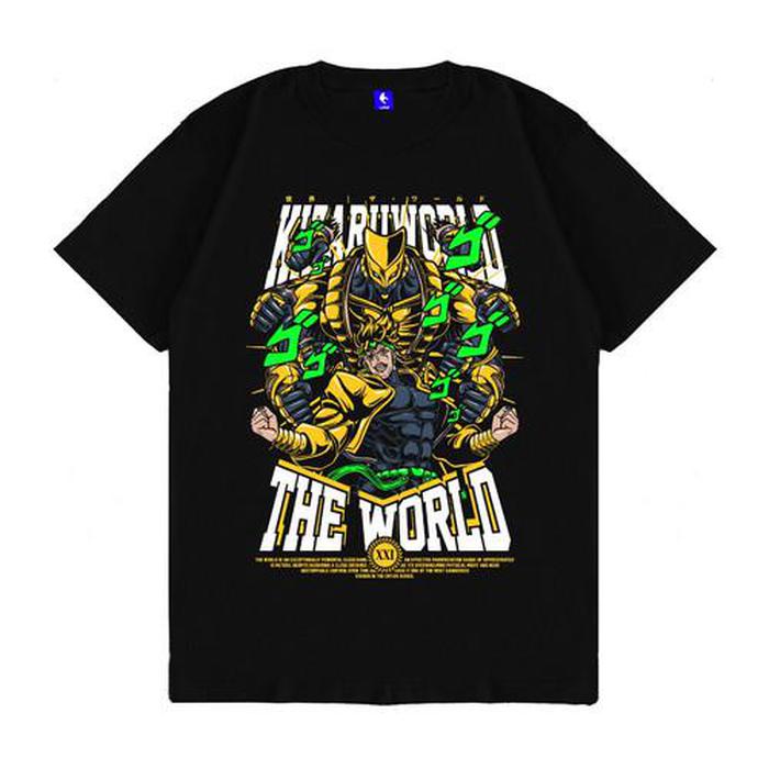 Kaos Pria Kizaru TShirt Anime Jojo Bizarre DIO THE WORLD_hf1735
