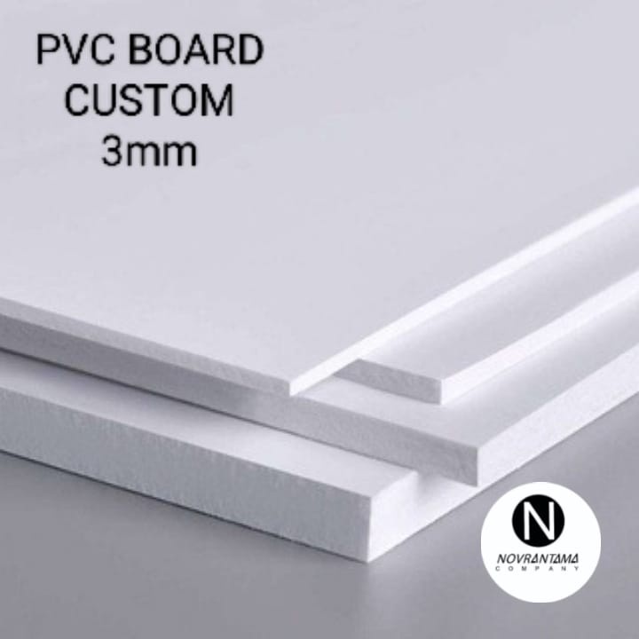PVC Board/ PVC Foam Board 3mm Custom Harga /cm2. Custom PVC 3mm
