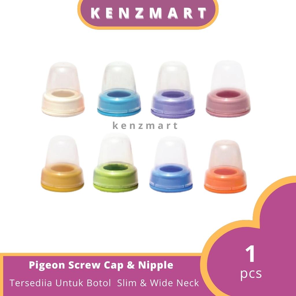 PIGEON - SCREW CAP AND NIPPLE BOTTLE / TUTUP BOTOL BAYI