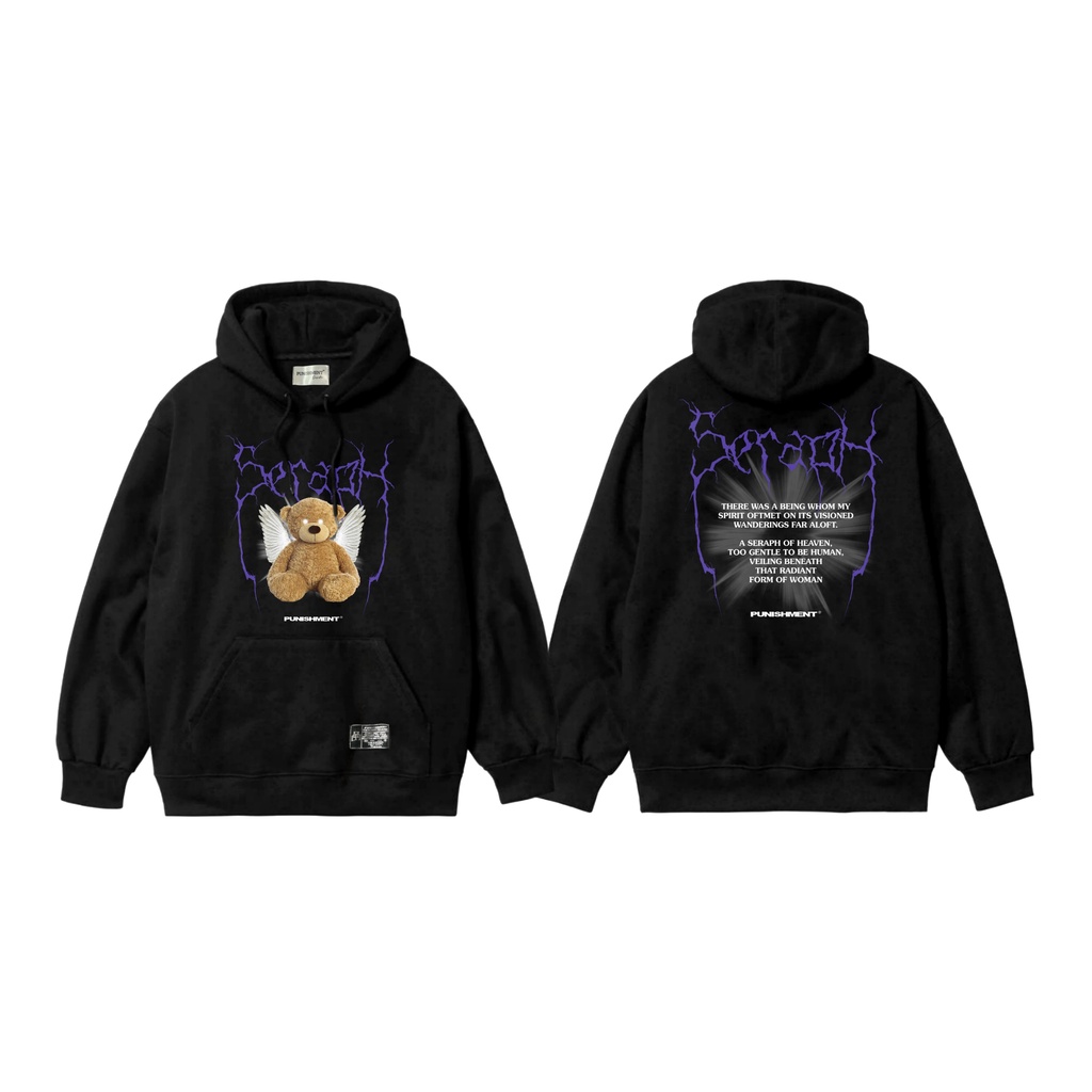 Sweater Hoodie Punishment Seraph Black