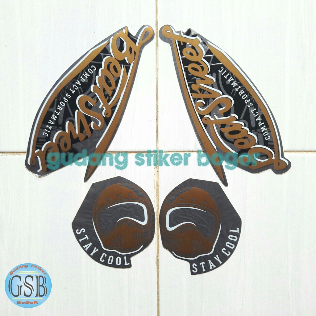 Stiker Striping Motor Beat Street 2018 Abu Doff