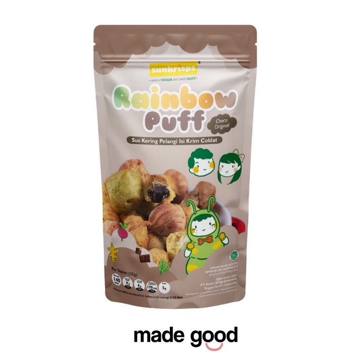 

Sunkrisps Rainbow Puff 50 gr Kue Sus Kering Pelangi