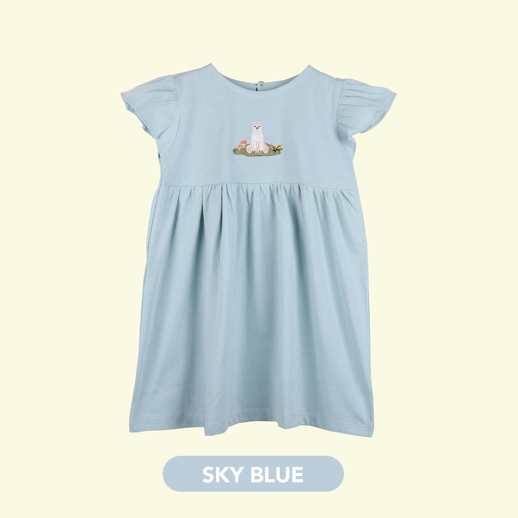 Baju Bayi Dress Anak Perempuan Mooi Ruffle 1-5 Tahun