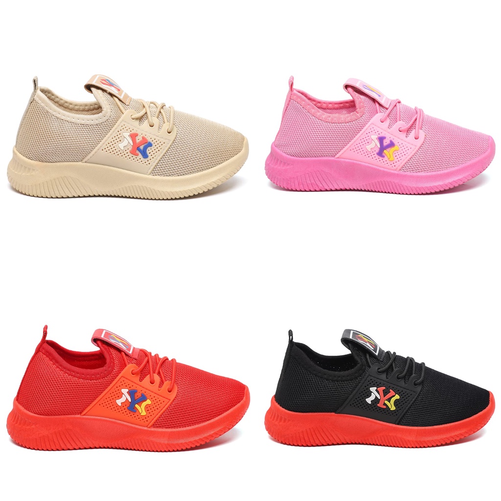 Sepatu Shoes Sneakers Anak Anak Laki Laki Dan Perempuan Motif NX Trend L510