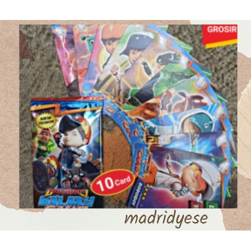 (NEW ARRIVAL) Mainan kartu UNO BOBOIBOY -  Mainan Kartu Trading - Kartu Foil Trading Card Game Boboi
