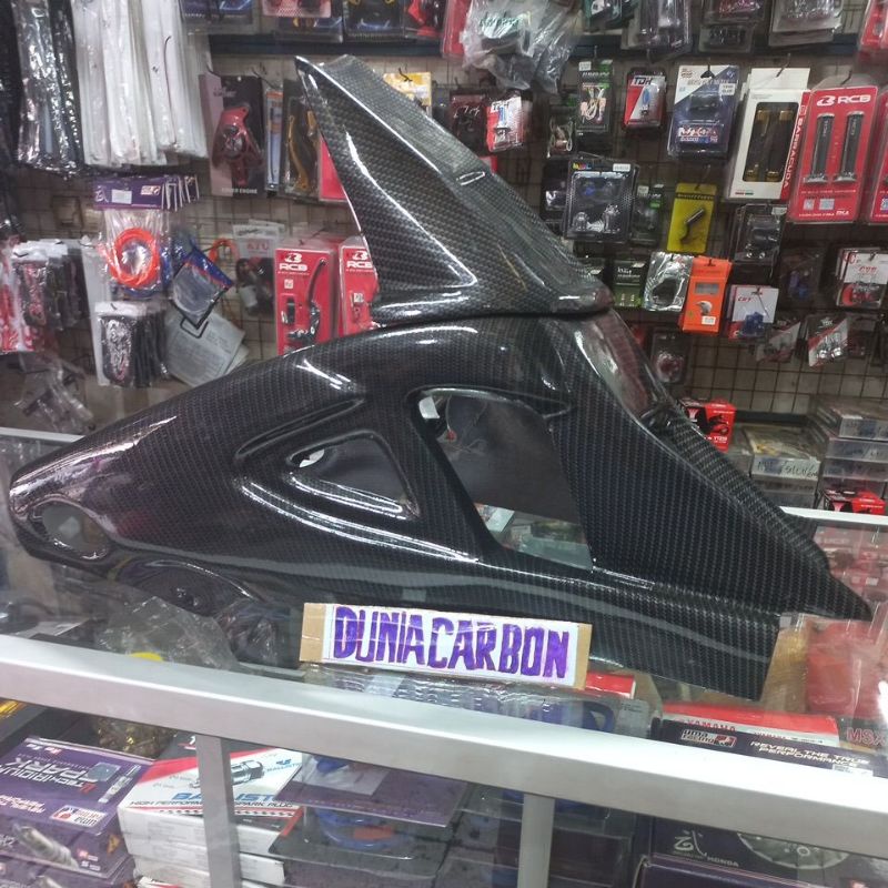 cover ARM ninja 250 fi old hugger kawasaki ninja 250fi CARBON
