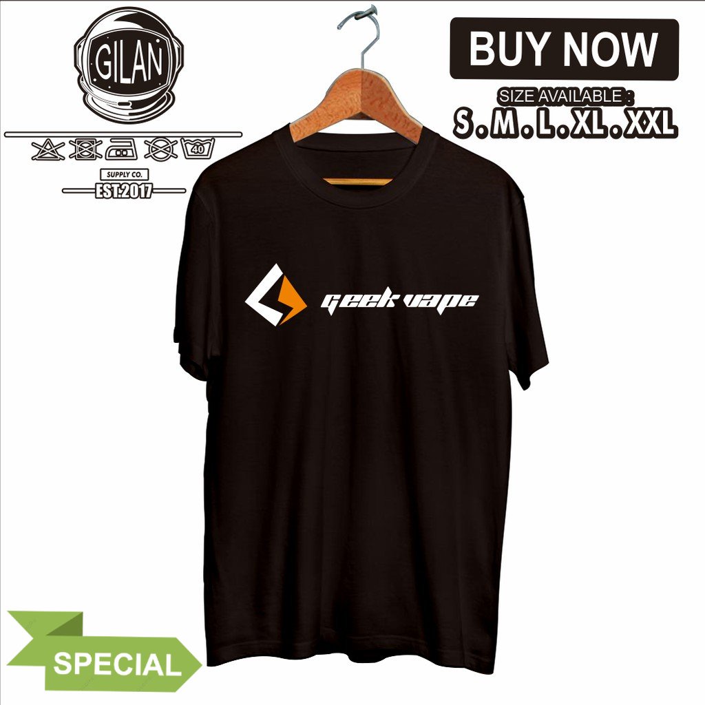 KAOS BAJU DISTRO VAPE GEEK LOGO - Destroku CLOTH
