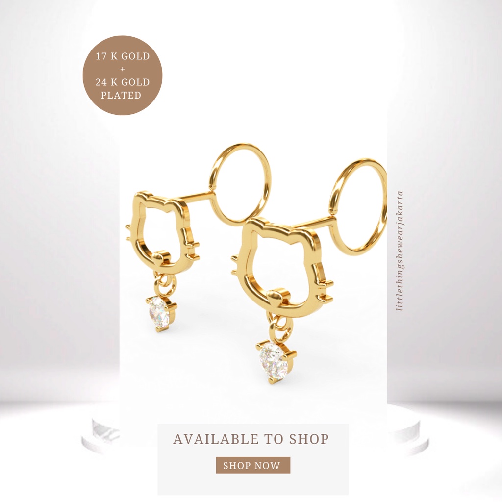 Littlethingshewear Official Jakarta Kimi Earring 0,65 Gram