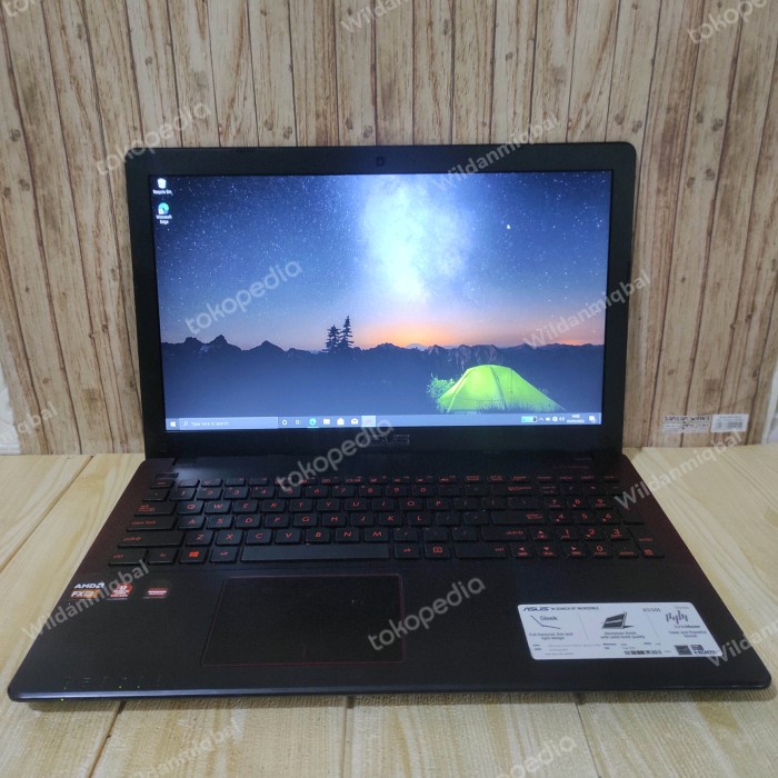 {bekas} Laptop Asus X550IU AMD FX-9830P/8GB/1TB/RX460-4GB Second Mulus Murah